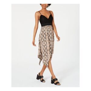 SPEECHLESS Womens Lace Spaghetti Strap V Neck Midi Sheath Dress